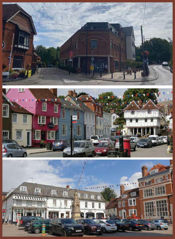 Focal areas of activity within the cores of the larger settlements provide increased density where flats above shops create vibrant centres.