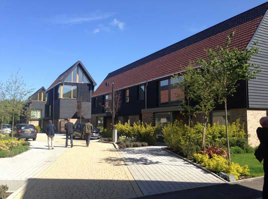 Lower order streets prioritise pedestrian environments, whilst allowing access to small clusters of homes.