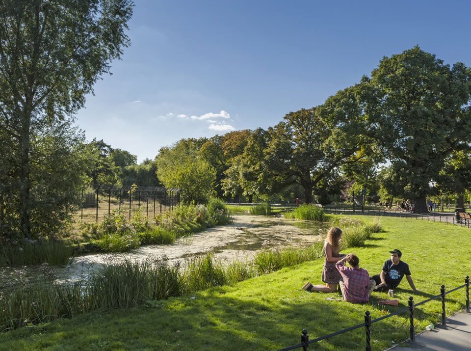 Accessible routes clearly defined with a balance of natural and biodiverse space and amenity providing multi-functionality.