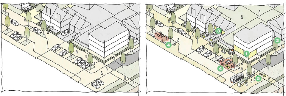 Illustrative example - before and after