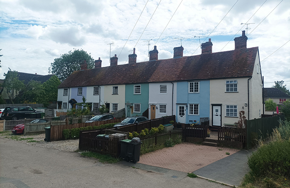 Colourful Victorian terraces establish a distinctive area of character.