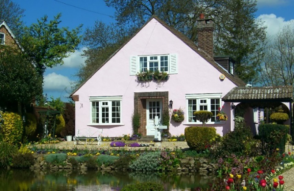 Homes overlooking the water in Henham add to the peaceful character of the village.