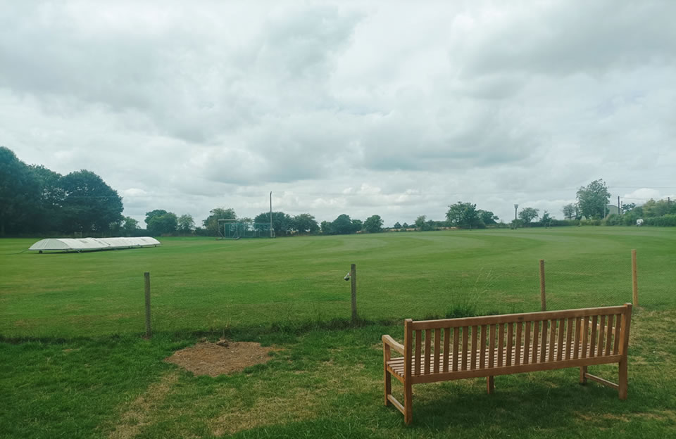 Sports facilities are often found in the middle of the open countryside providing a picturesque setting for community activity.