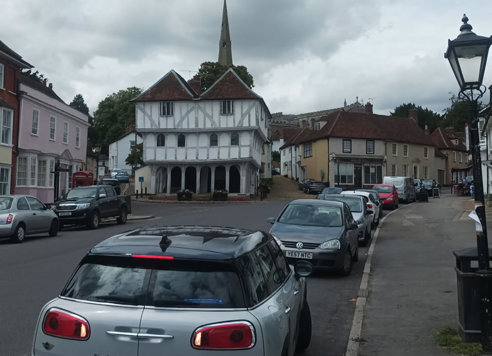 View from the bottom of Town Street, Thaxted.