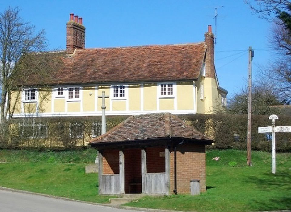 Listed buildings, community assets, transport facilities, and local monuments enliven the green space found within the middle of Elmdon.